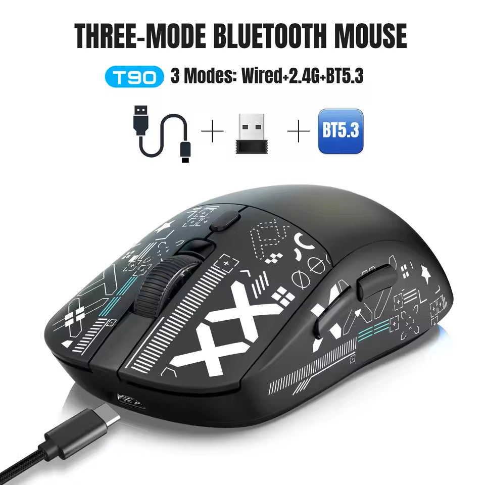 HXSJ T90 Gaming Mouse RGB 3 Modes