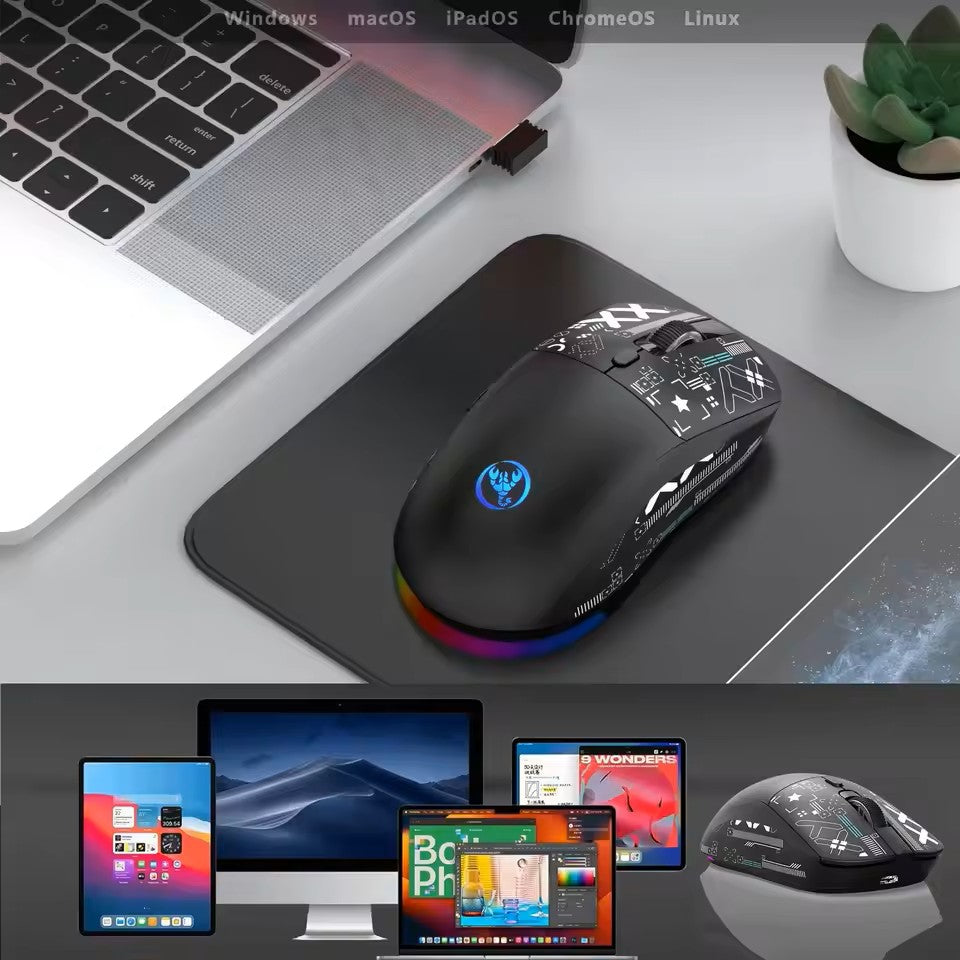 HXSJ T90 Gaming Mouse RGB 3 Modes