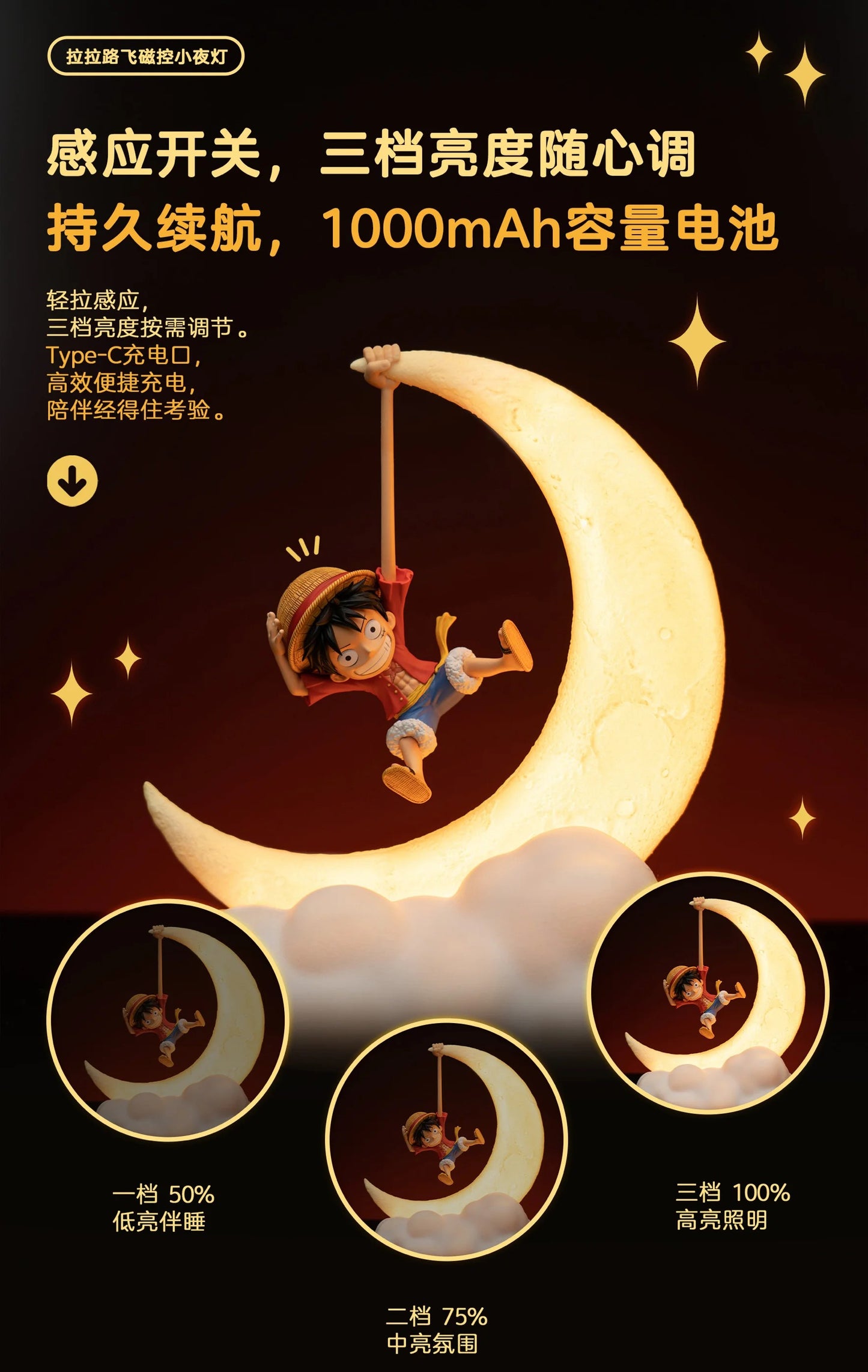 Original Luffy One Piece Night Lamp