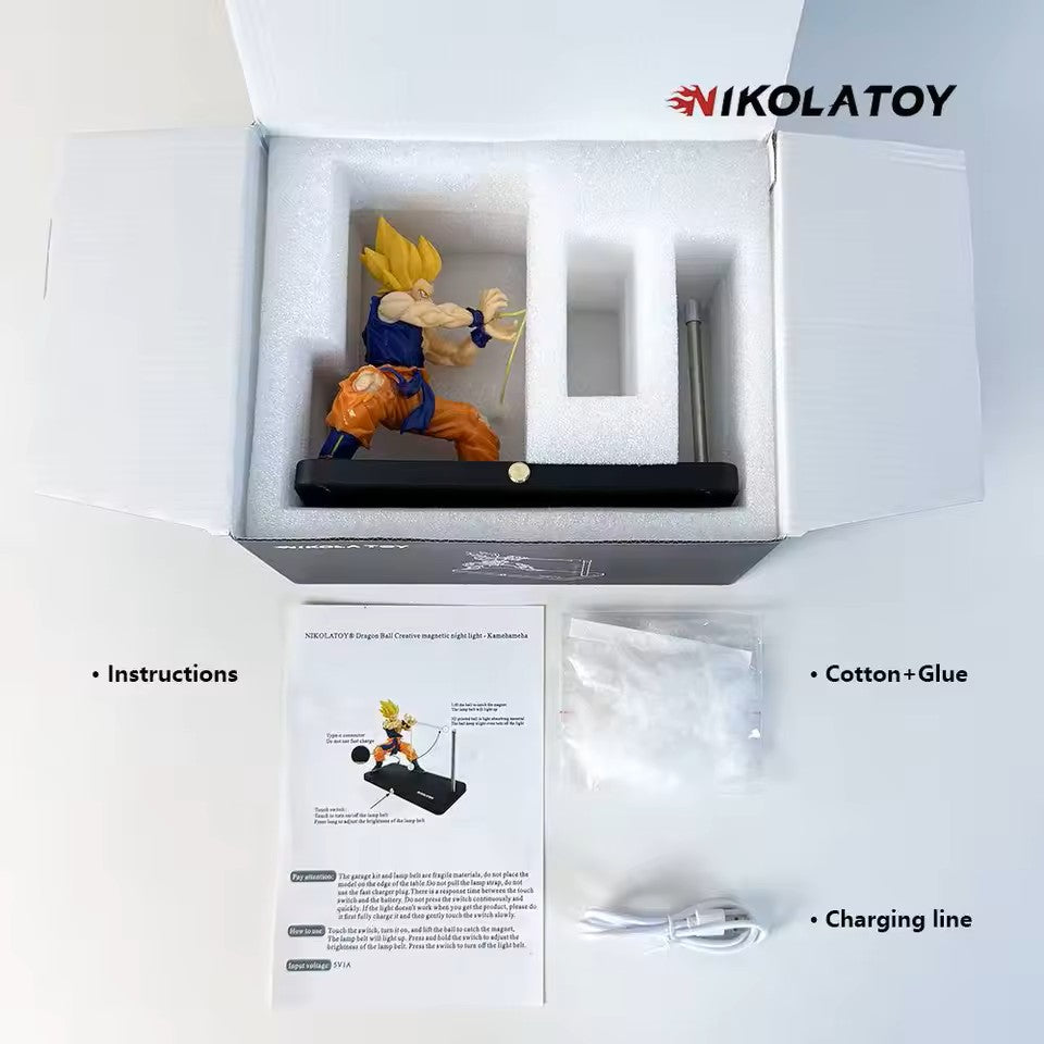 Original Goku Dragon Ball Magnetic Lamp NikolaToy